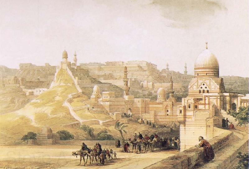 David Roberts The Citadel of Cairo Norge oil painting art